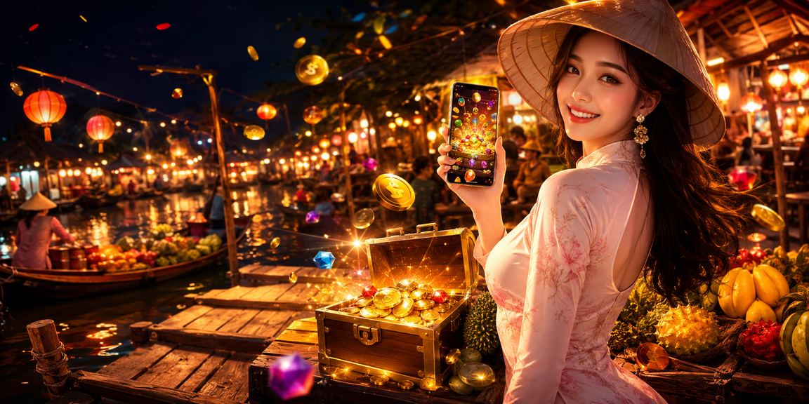 Trải nghiệm casino di động tại chợ đêm miền sông Mekong