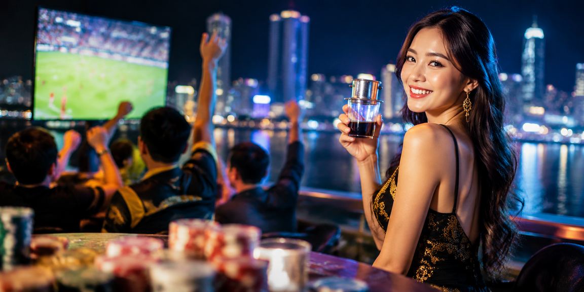 Người hâm mộ bóng đá tại Nha Trang thưởng thức cà phê và theo dõi kèo cược